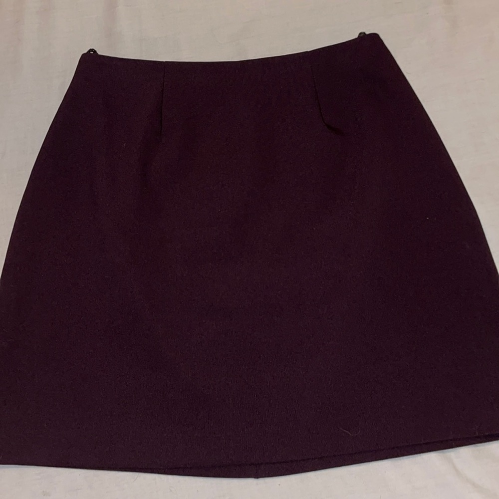 Maroon Pencil Skirt